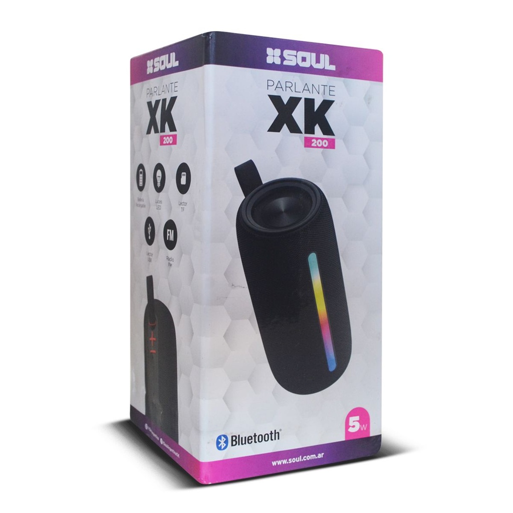 PARLANTE SOUL PLT-XK200NE NEGRO 10w