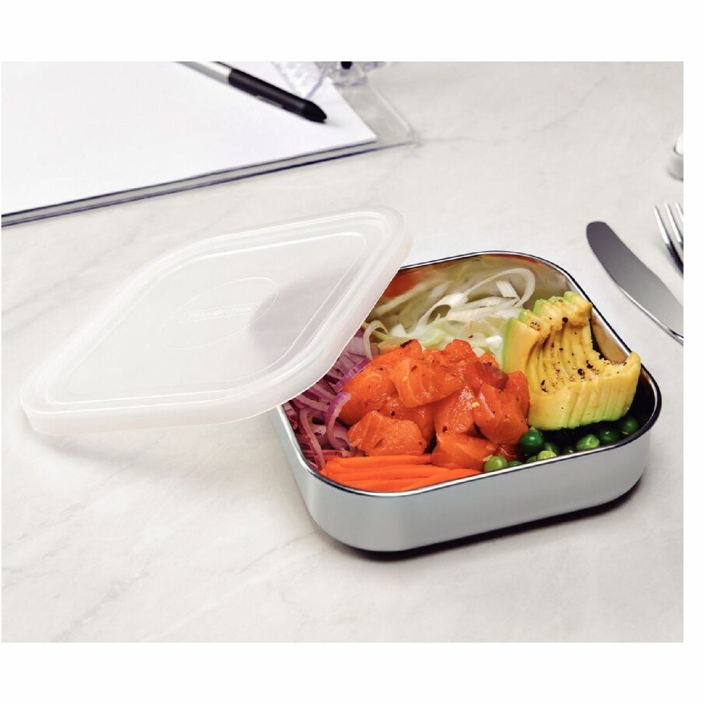 CONTENEDOR TRAMONTINA 61223/730 CUADRADO DE 23.6X23.6CM