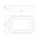 ASADERA TRAMONTINA 61310/431 ACERO 43CM10