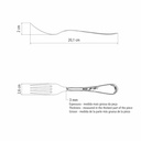 TENEDOR TRAMONTINA 63929/020 RENASCENZA 12PZS