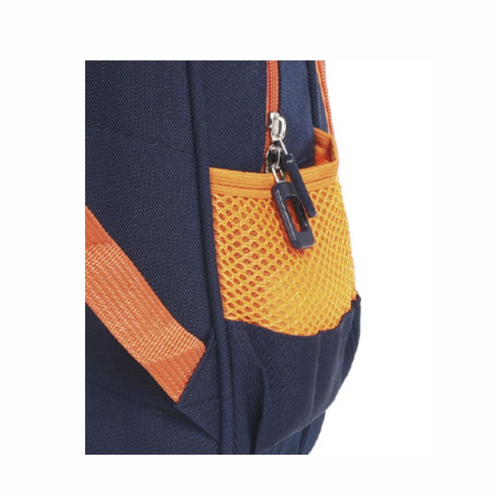 MOCHILA TRENDY 51841 AZUL/NARANJA