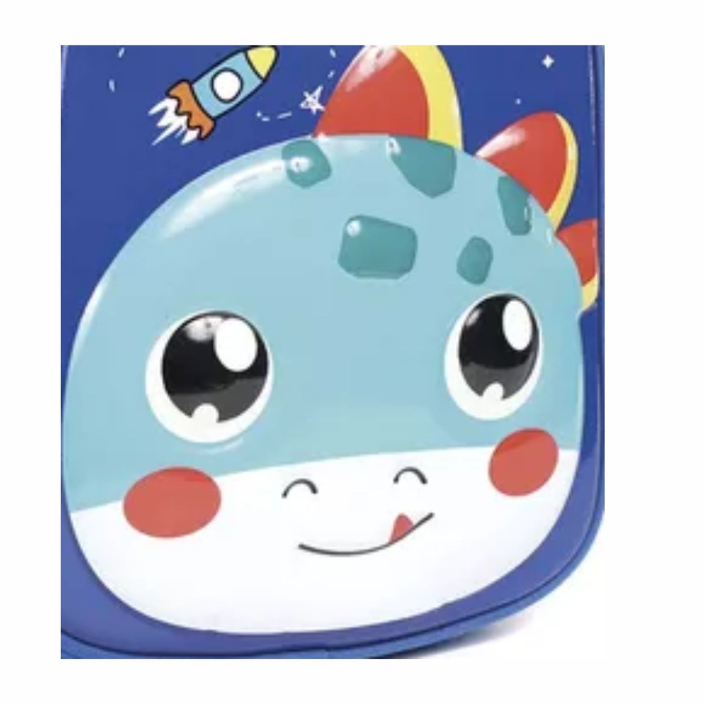 MOCHILA TRENDY 51841 AZUL MARINO/NARANJA