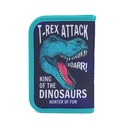 CARTUCHERA CON ÚTILES TRENDY 52587 DINOSAURIO AQUA