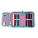 CARTUCHERA CON ÚTILES TRENDY 52588 UNICORNIO AQUA