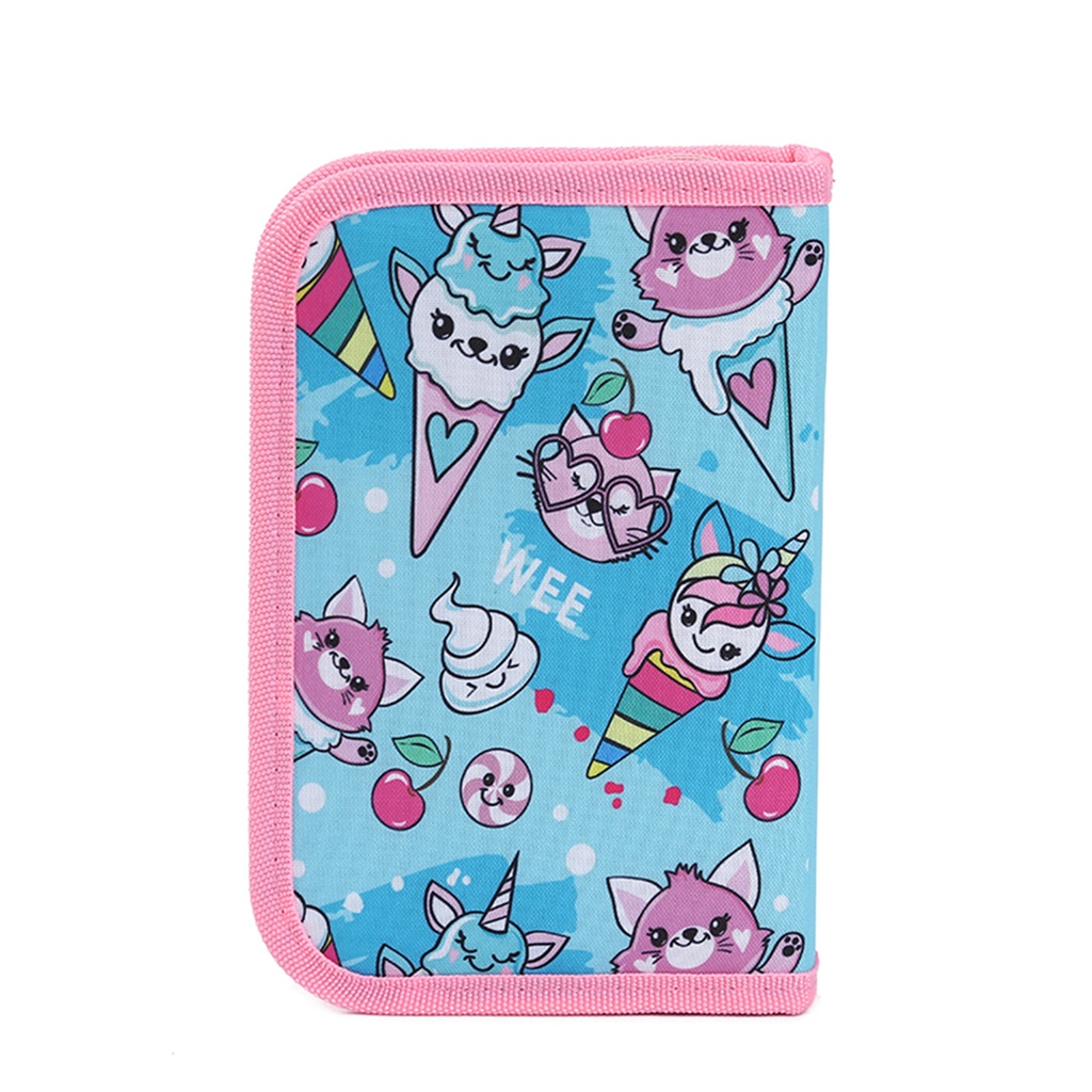 CARTUCHERA CON ÚTILES TRENDY 52589 DULCES ROSA