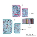 CARTUCHERA CON ÚTILES TRENDY 52589 DULCES ROSA