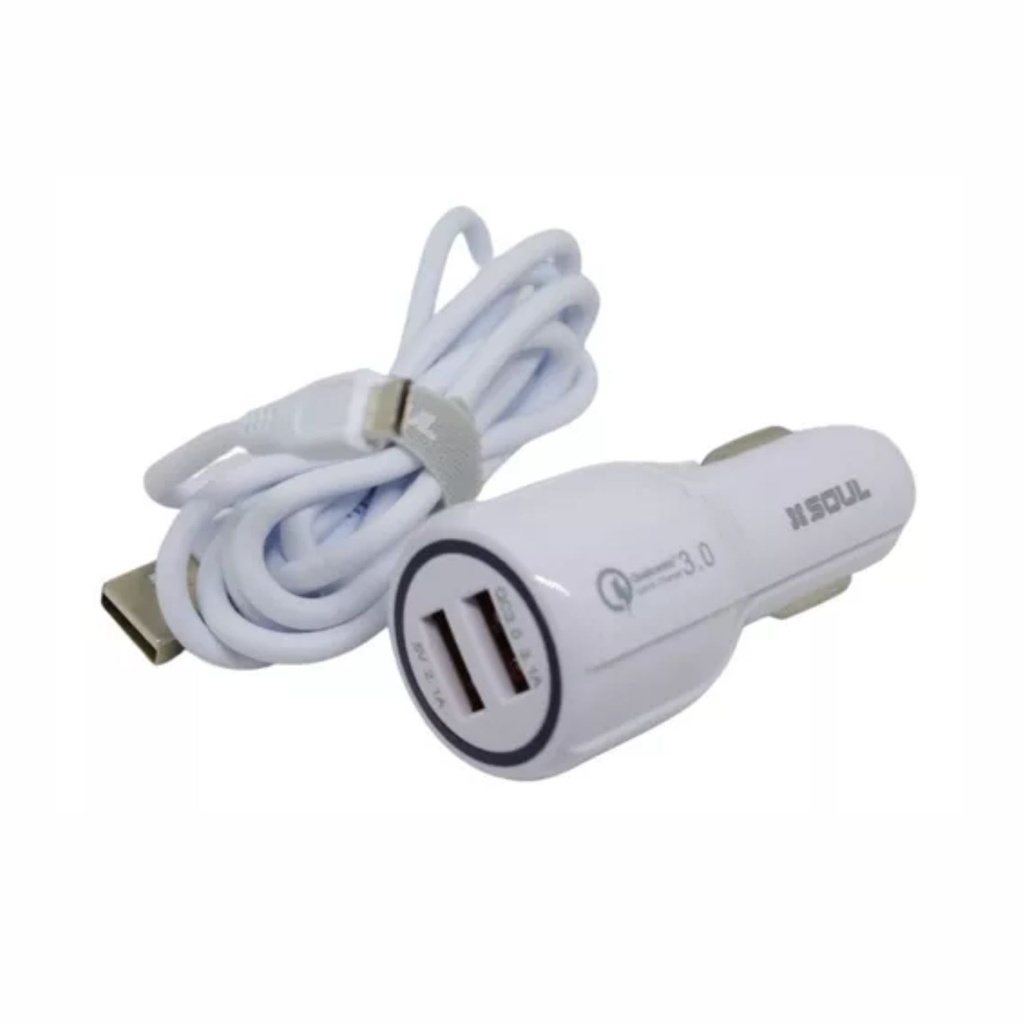 CARGADOR USB SOUL CA-USBDUALFCM 3.0A