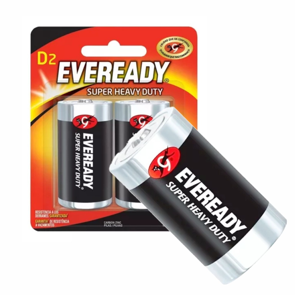 PILA EVEREADY D CARBON 1250 BP2