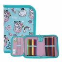 CARTUCHERA CON ÚTILES TRENDY 52589 DULCES CELESTE