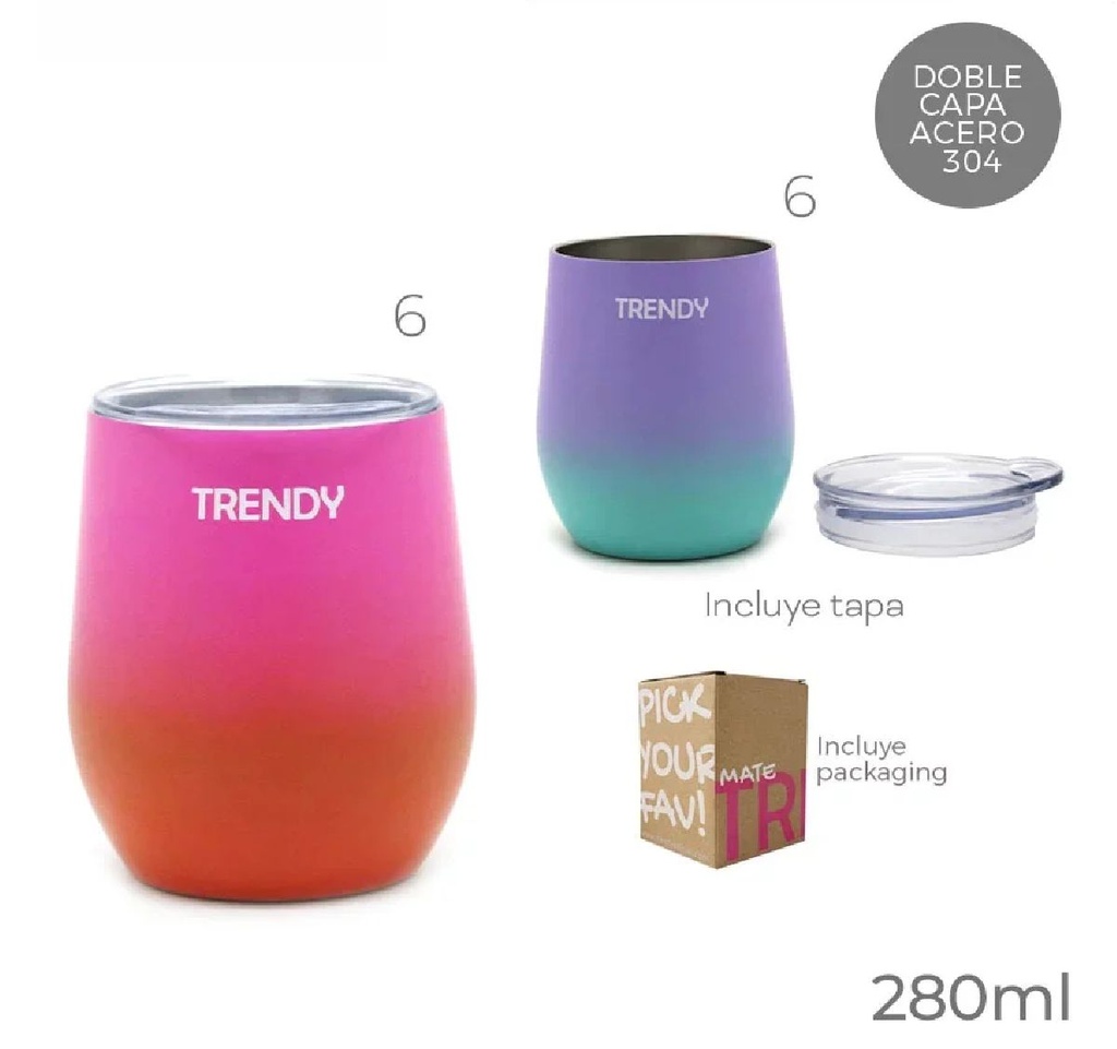 MATE TRENDY 16265 280ML LILA
