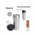 VASO DISCOVERY 14726-B 450ML PLATEADO