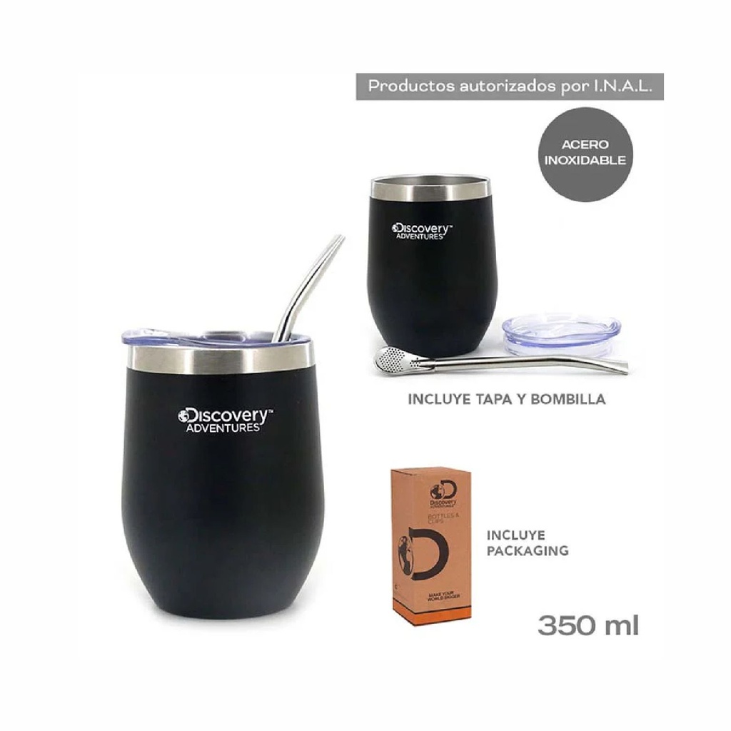 MATE DISCOVERY 13677 350ML NEGRO