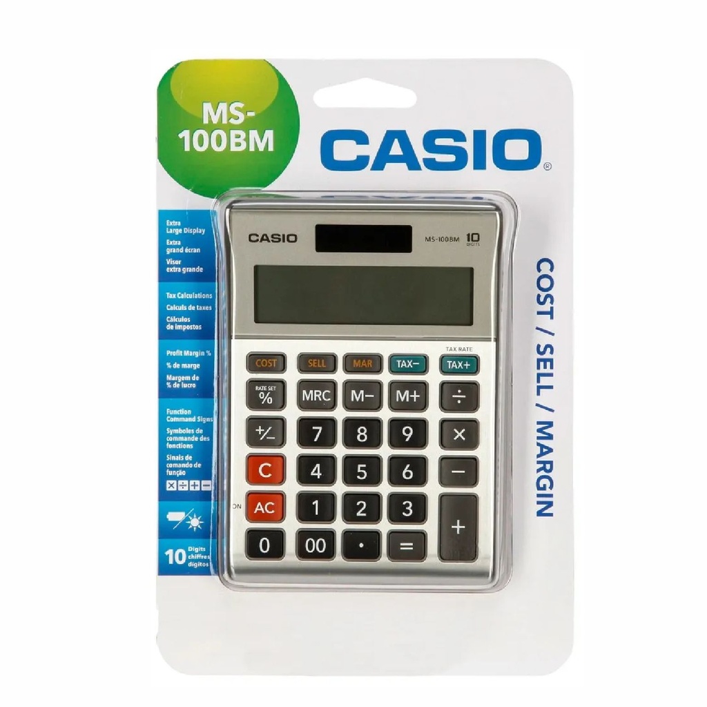CALCULADORA CASIO MS-100BM
