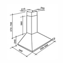 CAMPANA WHIRLPOOL WAI92AR 90CM