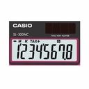 CALCULADORA CASIO SL-300NC ROJO/NEGRO