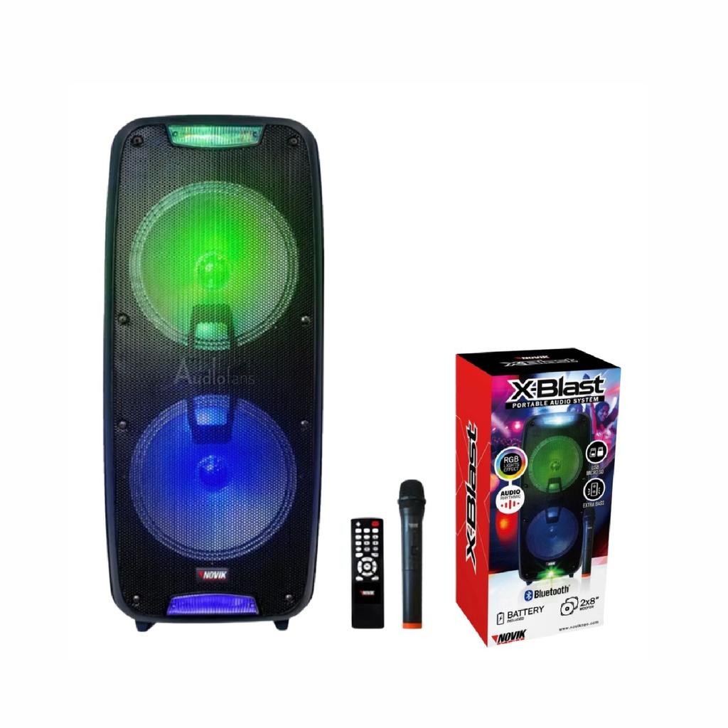 PARLANTE NOVIK X-BLAST 2x8"