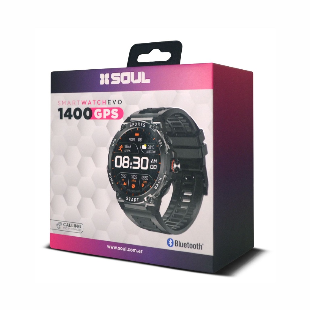 RELOJ SOUL SMW-EVO1400NE NEGRO