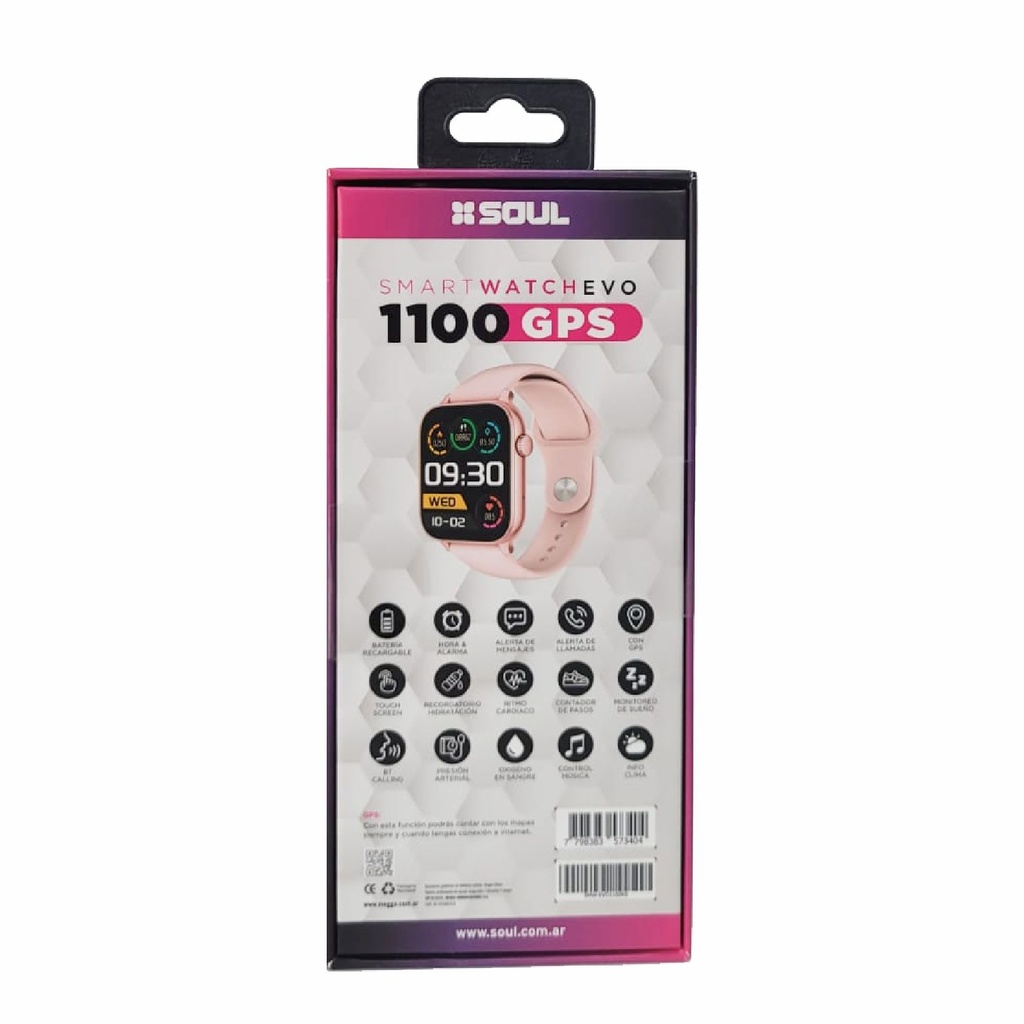 RELOJ SOUL SMW-EVO1100RS ROSA