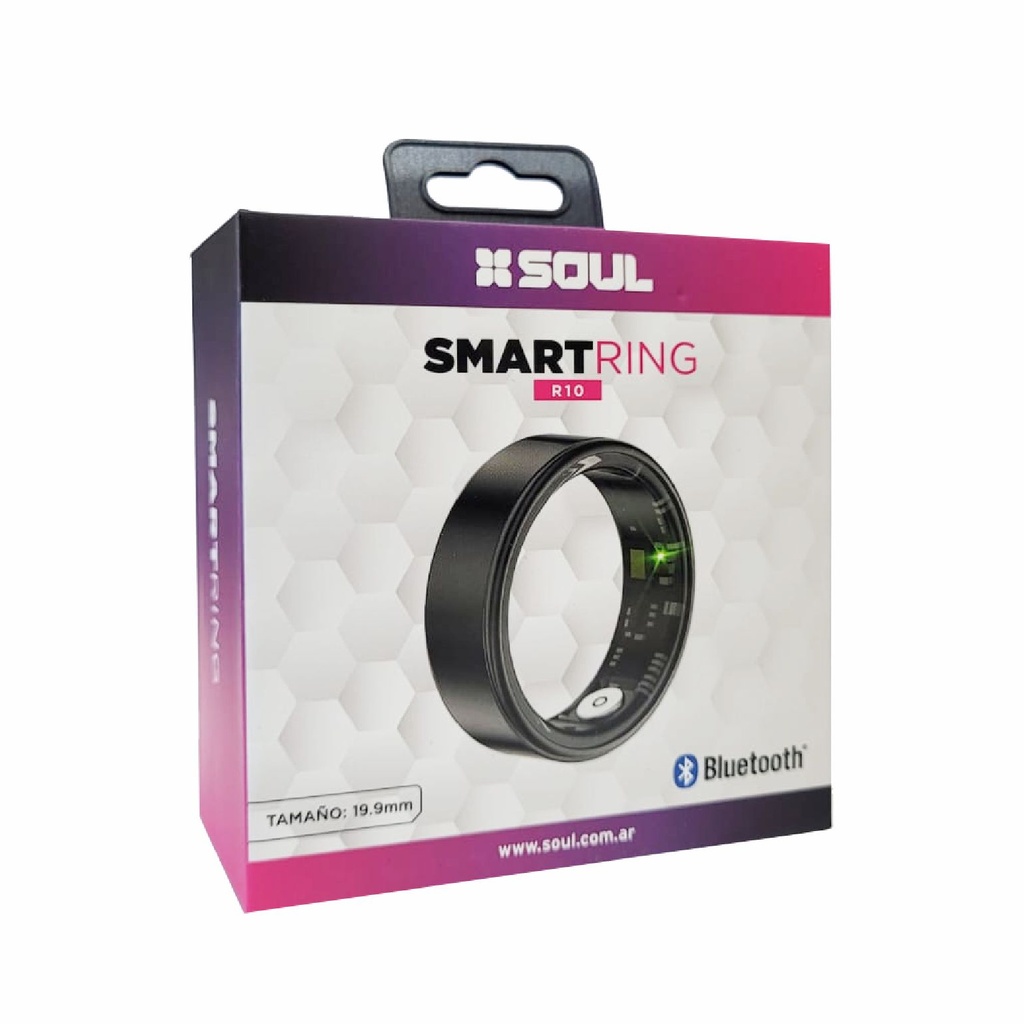 SMART RING SOUL SMW-R10 19.9mm NEGRO