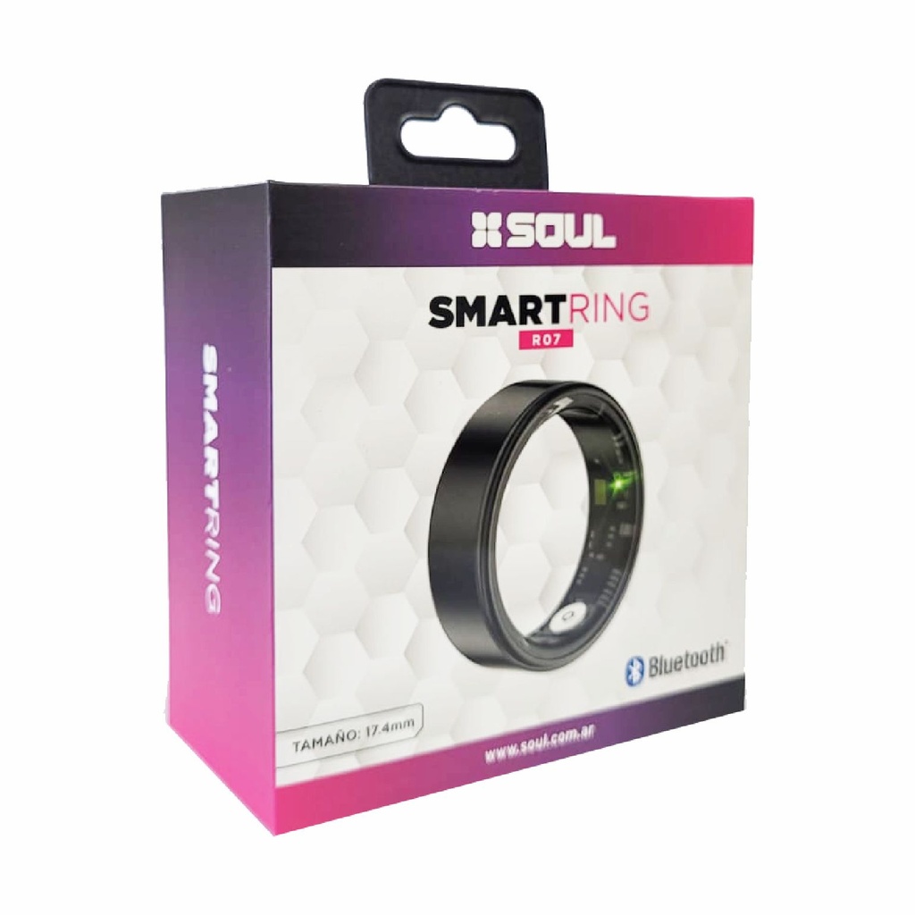 SMART RING SOUL SMW-R07 17.4mm NEGRO