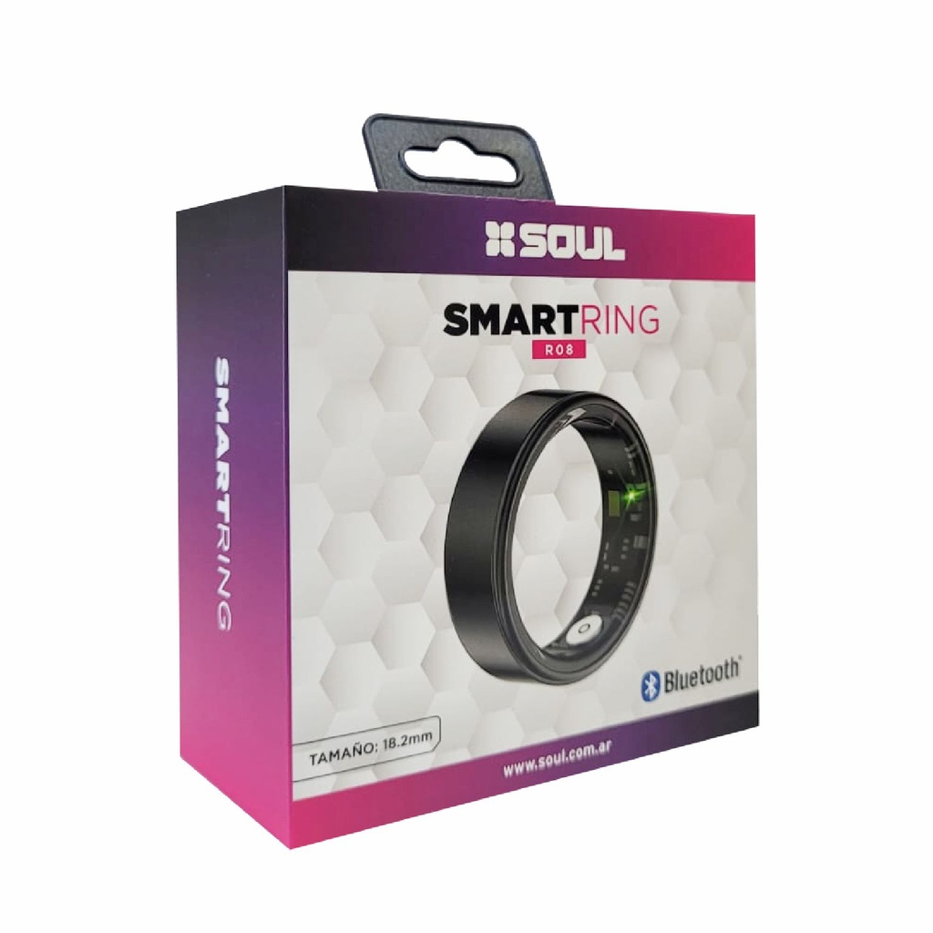 SMART RING SOUL SMW-R08 18.2mm NEGRO