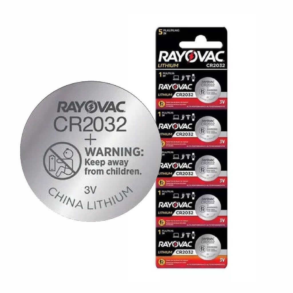 PILA RAYOVAC CR-2032 BP5 LITHIUM