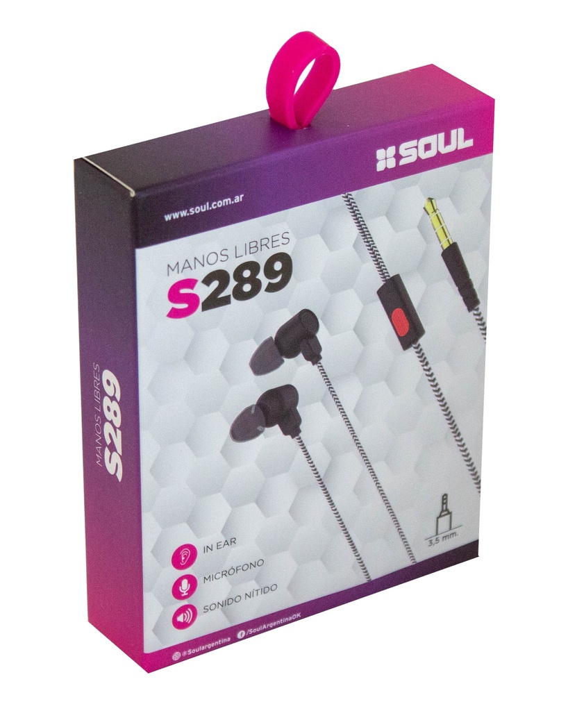 AURICULAR SOUL MLS-S289NE NEGRO