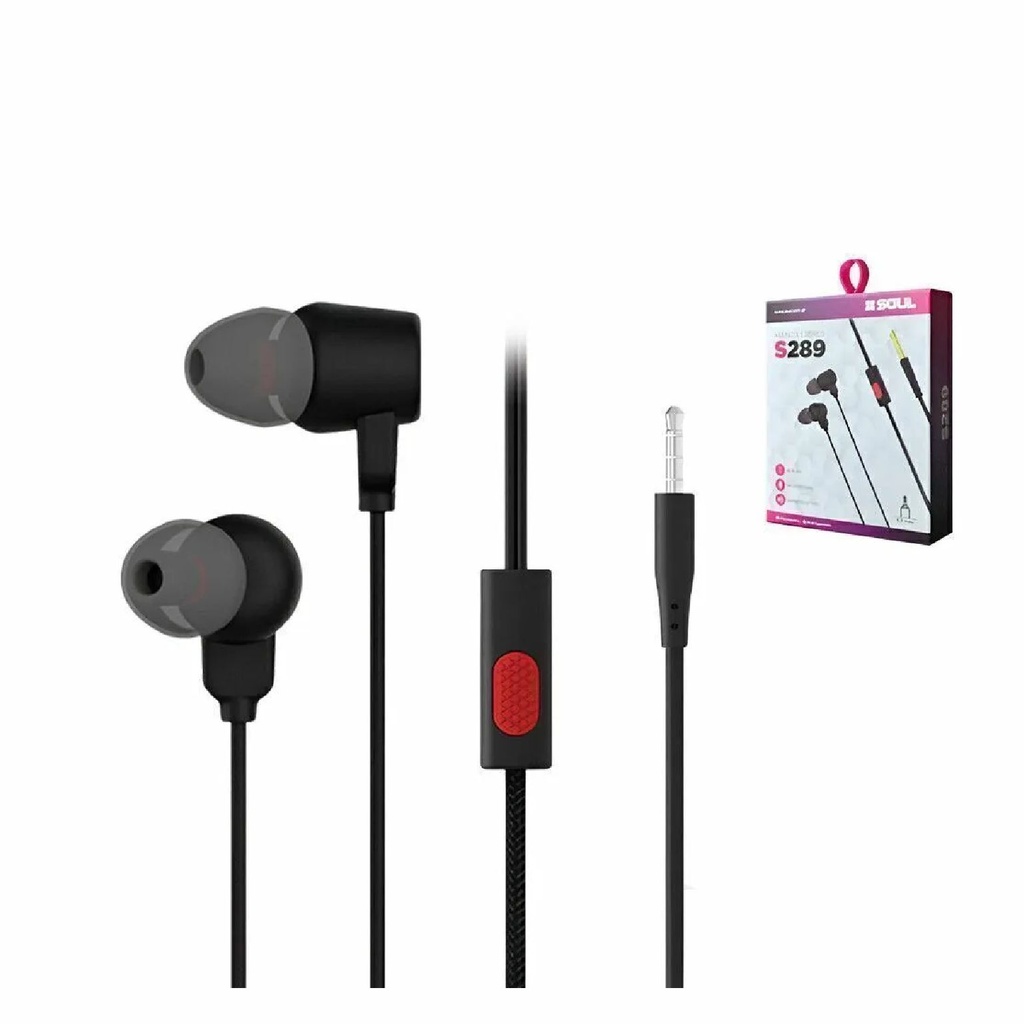 AURICULAR SOUL MLS-S289NE NEGRO