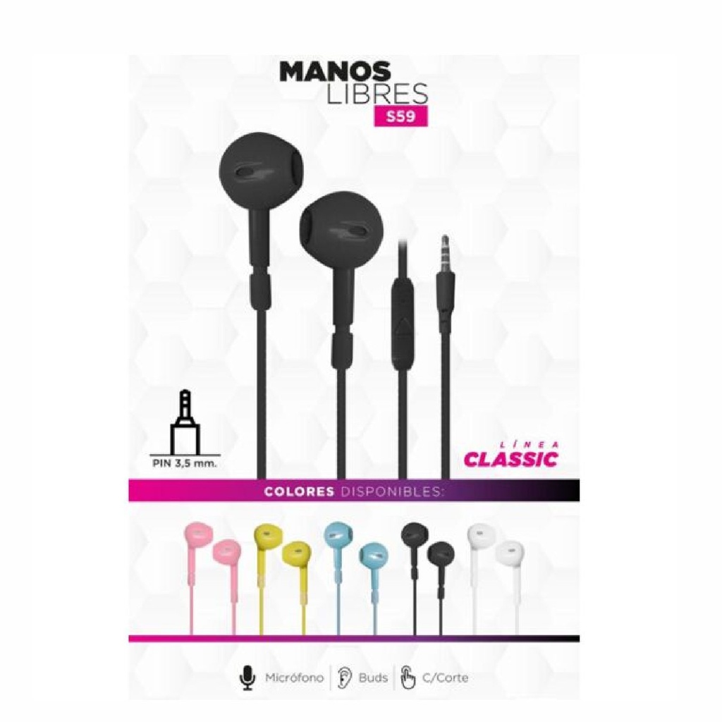 AURICULAR SOUL MLS-S59RS ROSA