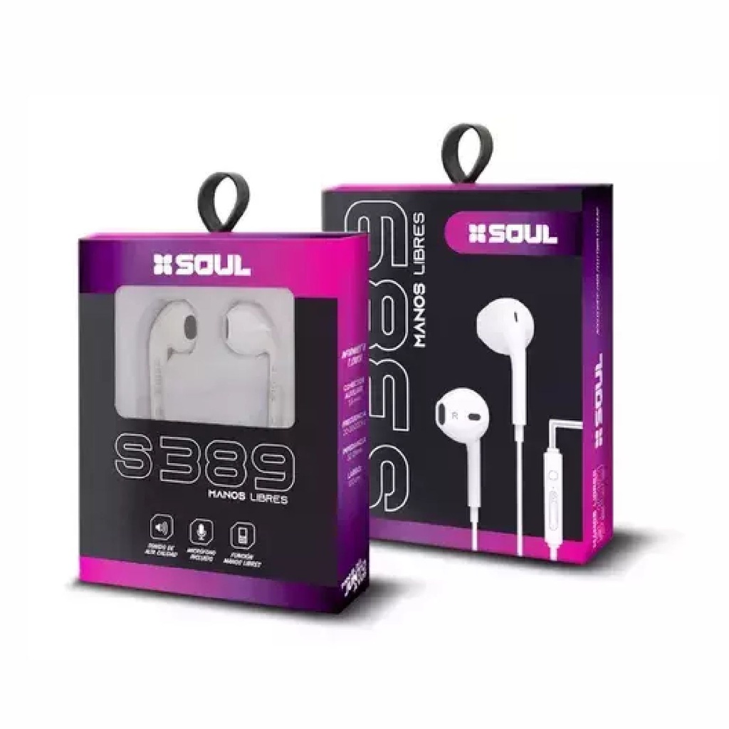 AURICULAR SOUL S389BL BLANCO