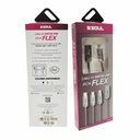 CABLE DE DATOS SOUL IRON FLEX MICRO USB NEGRO