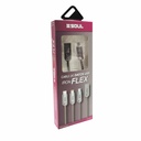 CABLE DE DATOS SOUL IRON FLEX MICRO USB NEGRO