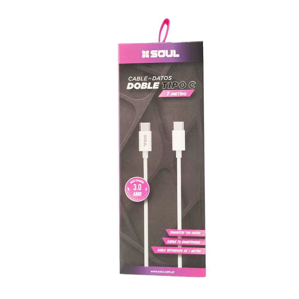 CABLE DE DATOS SOUL USB-TTC1M TC-TC
