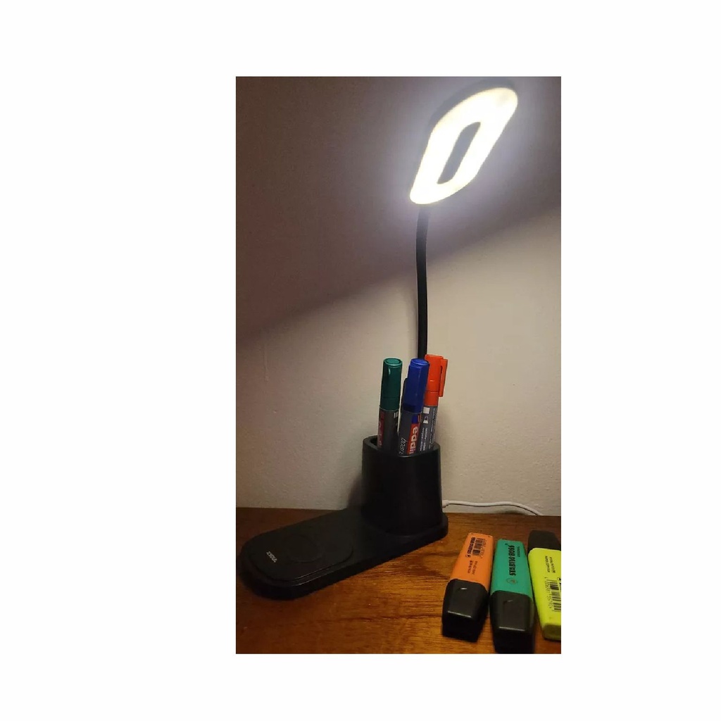 CARGADOR INALAMBRICO SOUL Q100NE LAMPARA LED