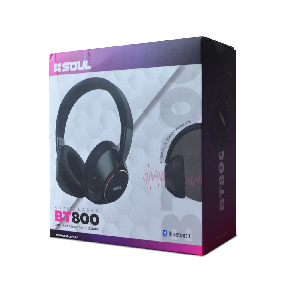 AURICULAR SOUL AUR-BT800NE NEGRO