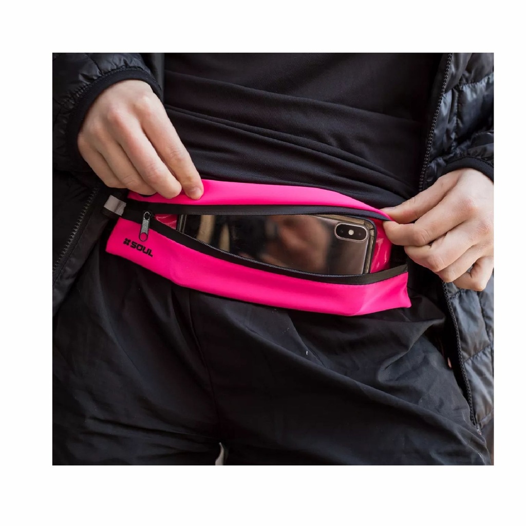 RUNNING BELT SOUL RBS-55RS 5.5" ROSA