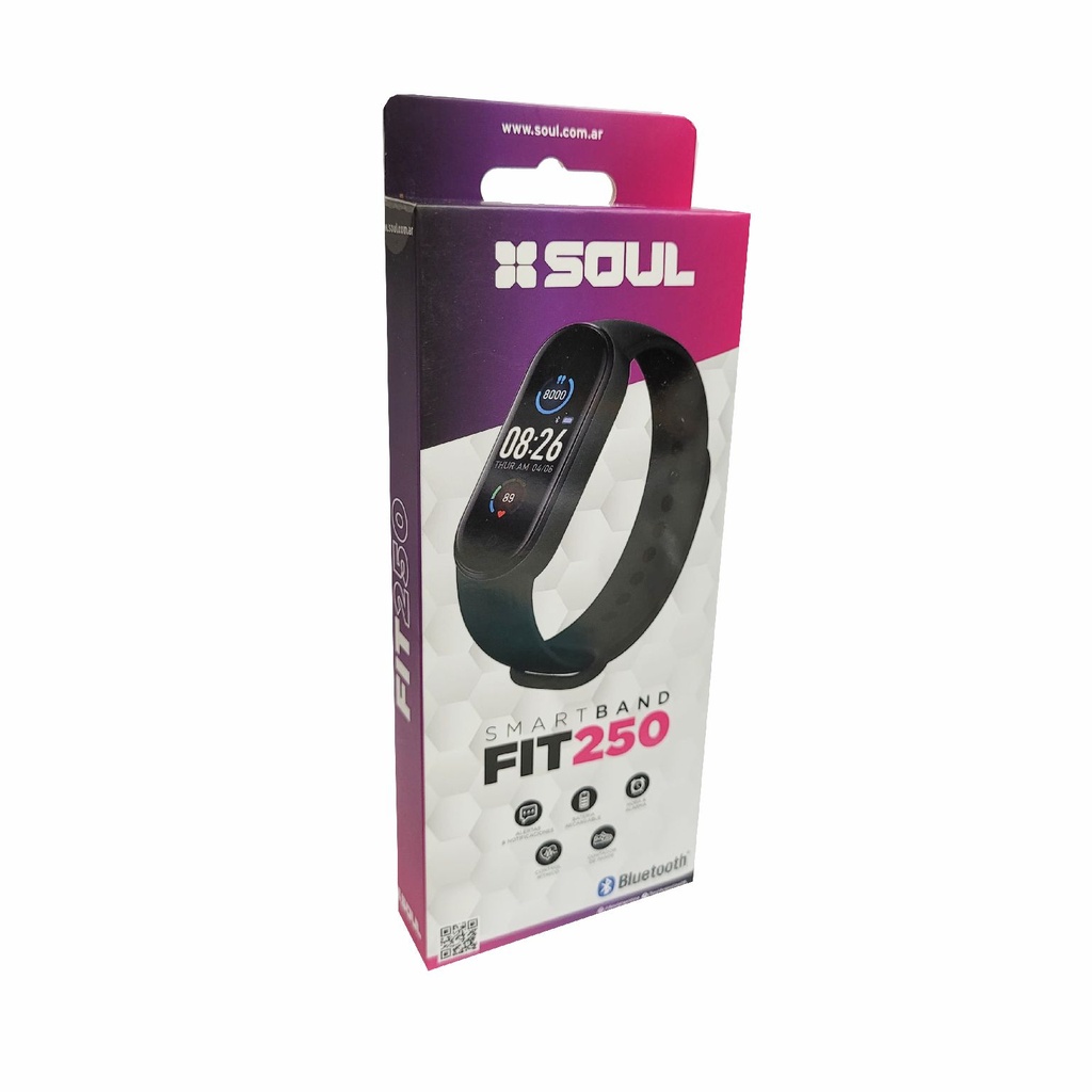 RELOJ SOUL SMW-FIT250NE NEGRO