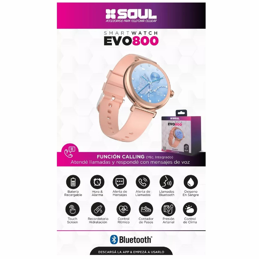 RELOJ SOUL SMW-EVO800RS ROSE GOLD