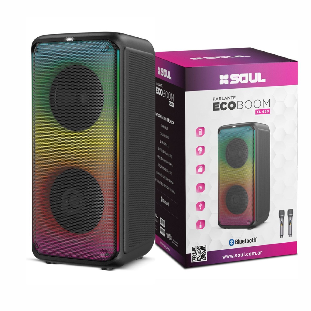 PARLANTE SOUL PLT-XL750 30W*2