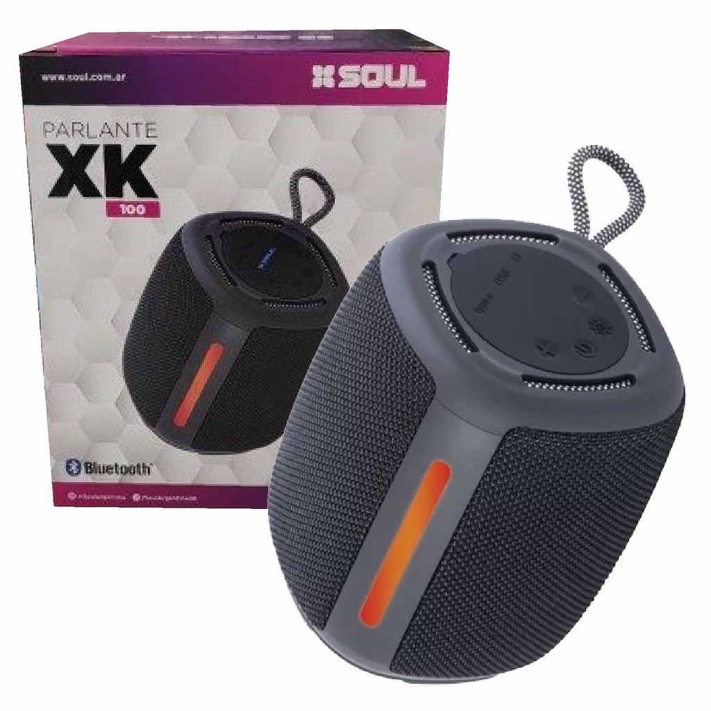 PARLANTE SOUL PLT-XK100NE NEGRO 12w