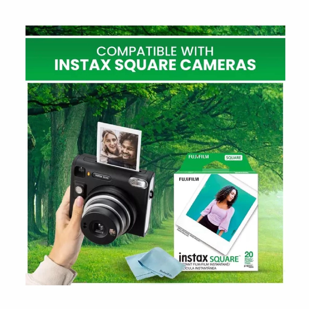 FILM FUJI INSTAX SQUARE WHITE 10x2 PK