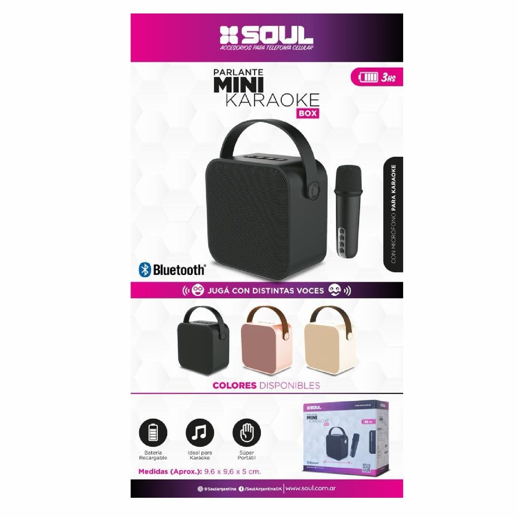 PARLANTE SOUL PLT-I30BL BOX BLANCO