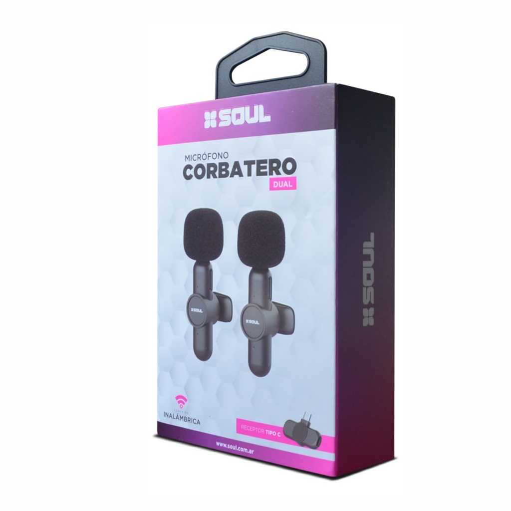 MICROFONO CORBATERO SOUL MIC-C2T DUAL