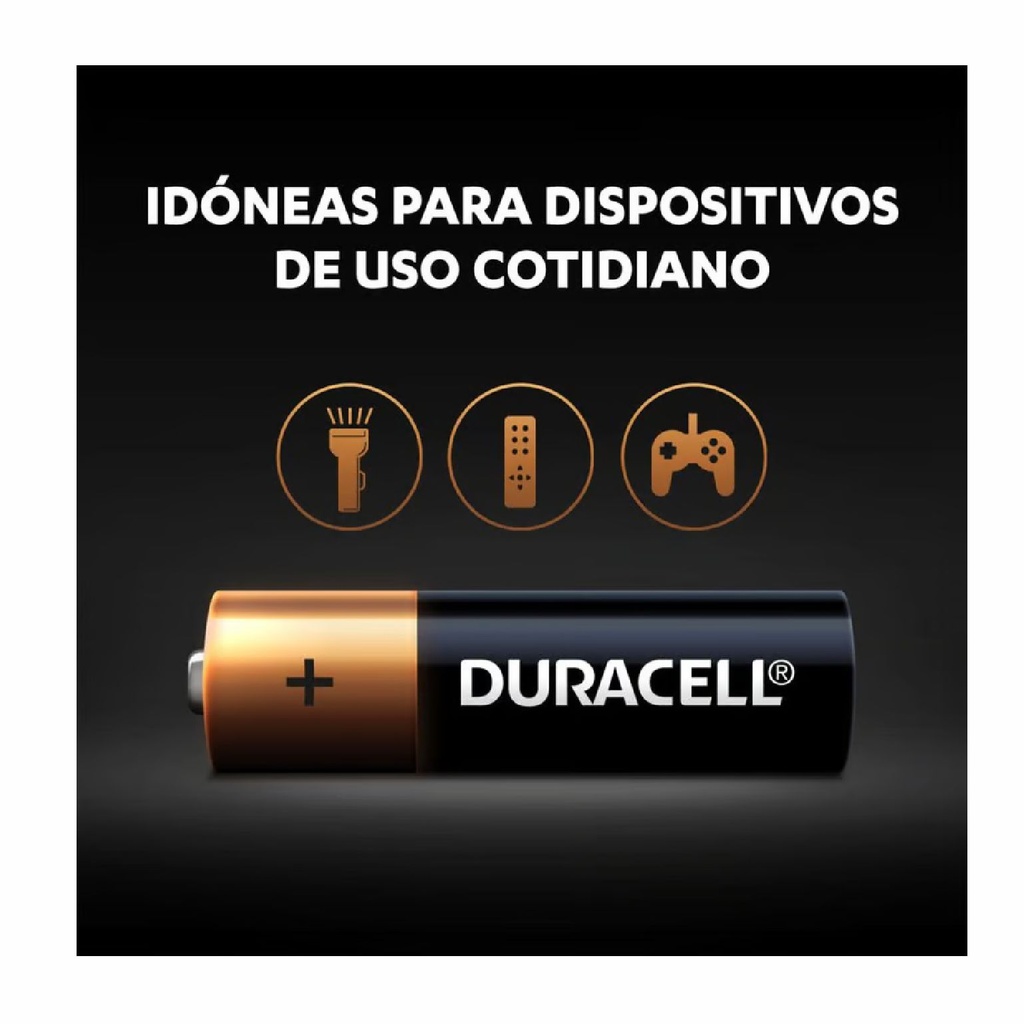 PILA DURACELL AAA ALCALINA BP12 TIRA 6x2