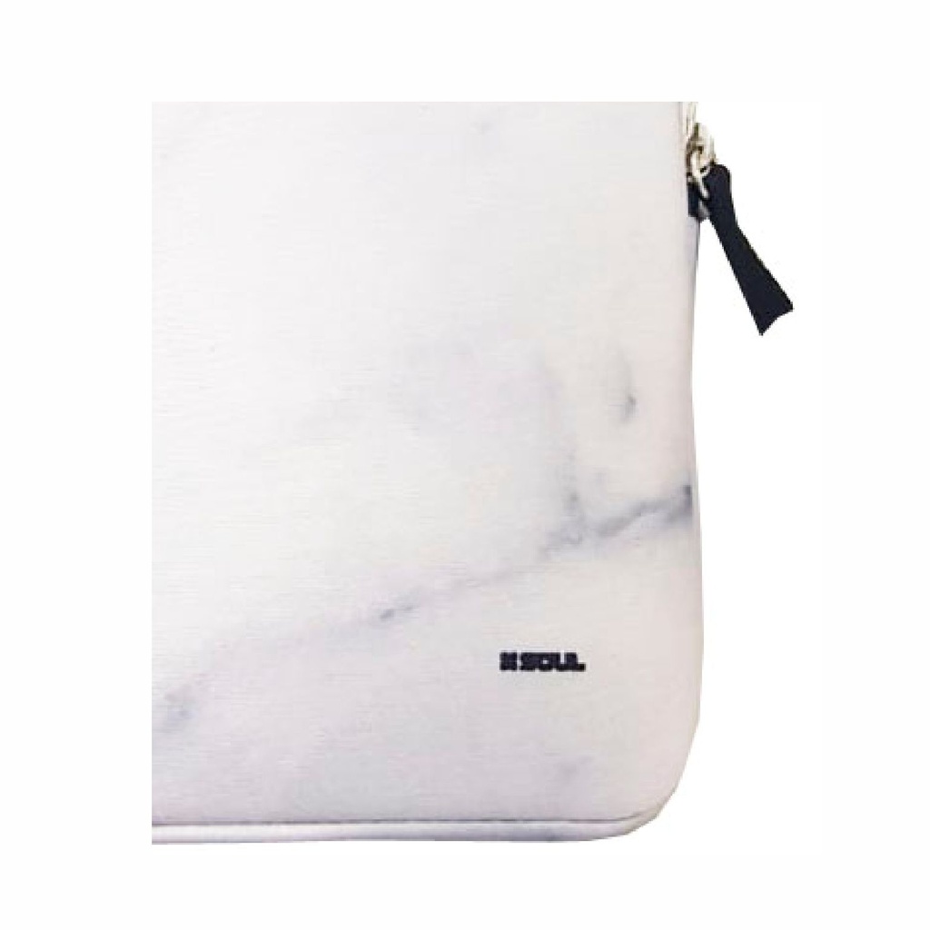 FUNDA SOUL 17" MARBLE BLANCO