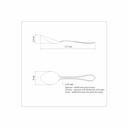 CUCHARA DE POSTRE TRAMONTINA 63932/040 ITALY 12PZS