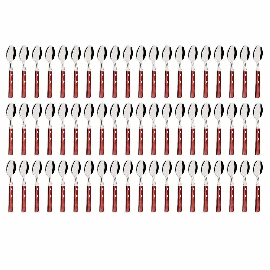 CUCHARA DE MESA TRAMONTINA 21103/470 POLYWOOD 60PZS ROJO