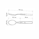 CUCHARA DE MESA TRAMONTINA 21103/490 POLYWOOD 60PZ