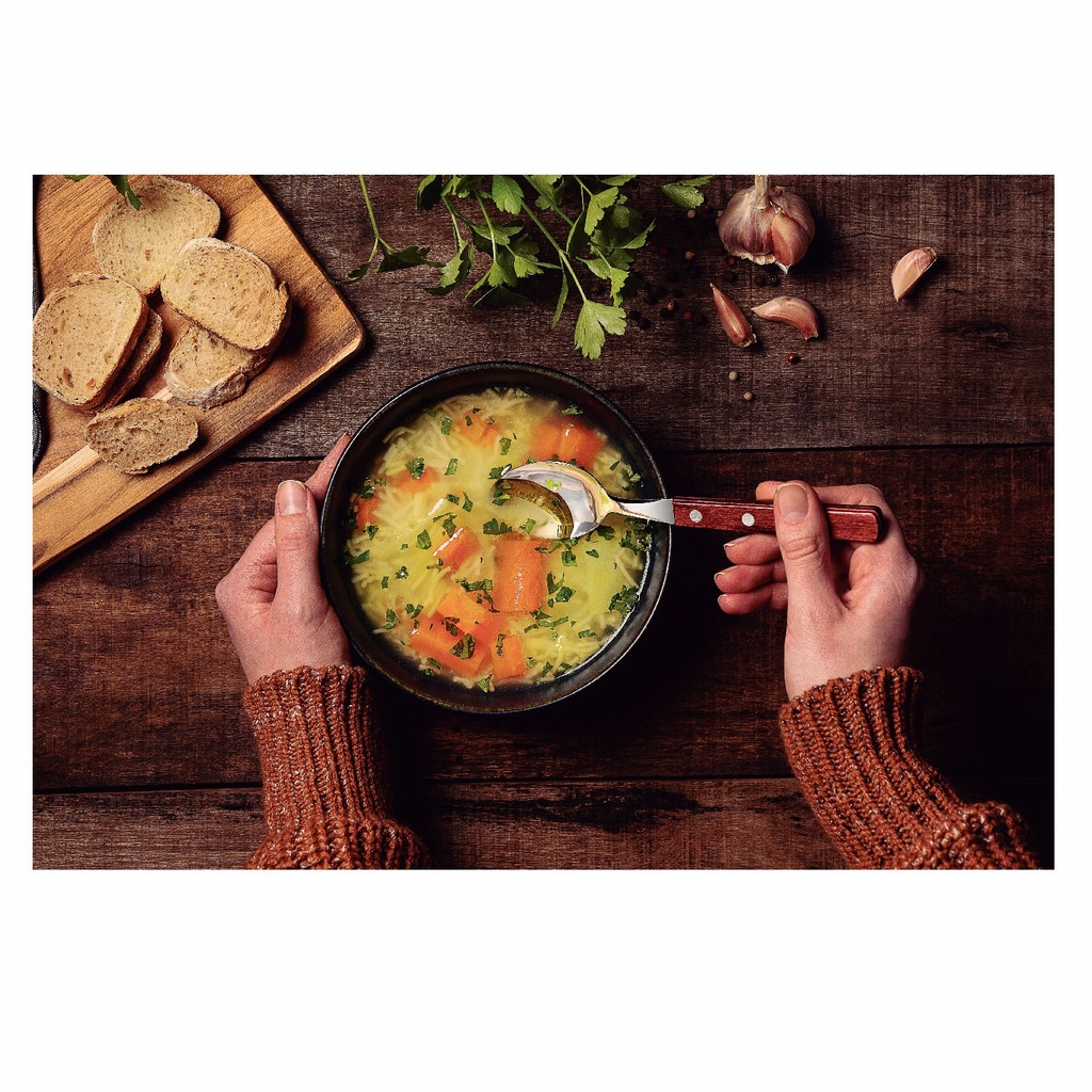 CUCHARA DE MESA TRAMONTINA 21103/490 POLYWOOD 60PZ