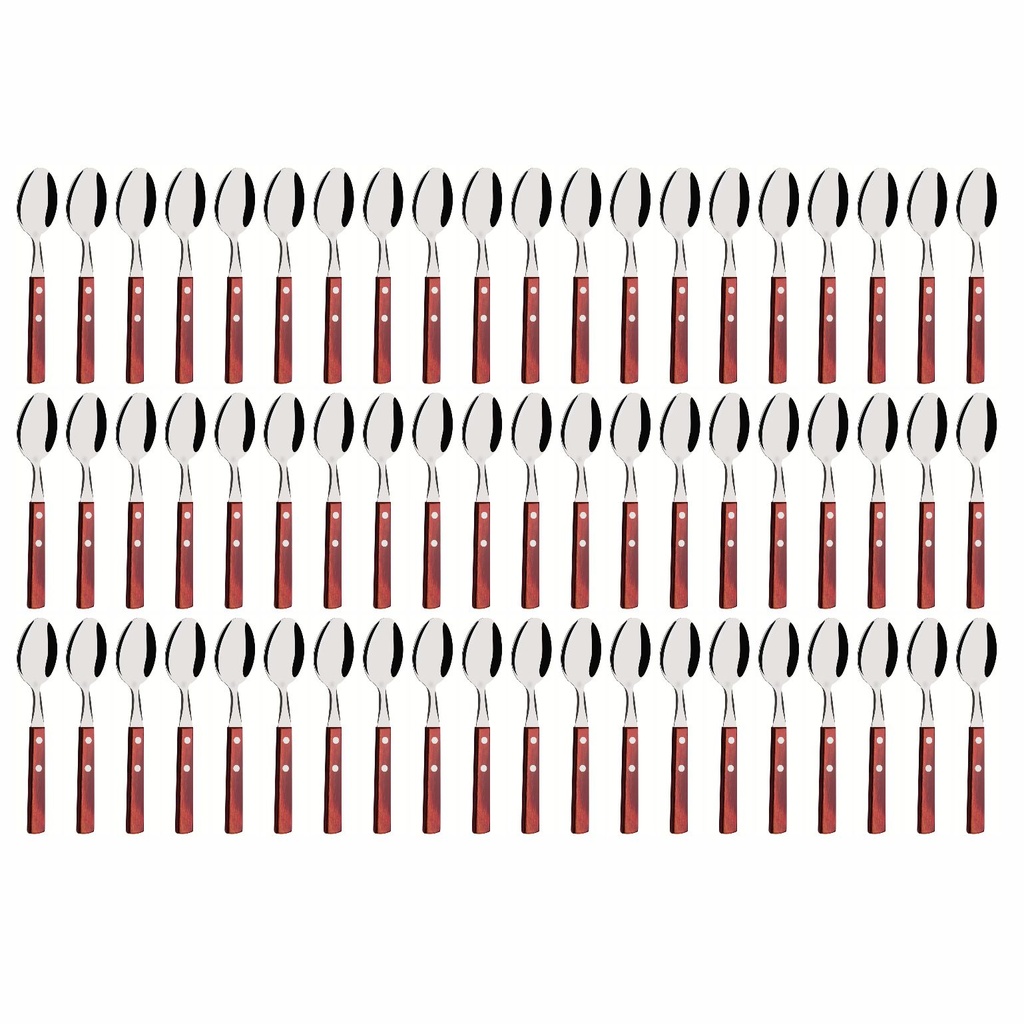 CUCHARA DE TE TRAMONTINA 21107/470 POLYWOOD 60PZS ROJO